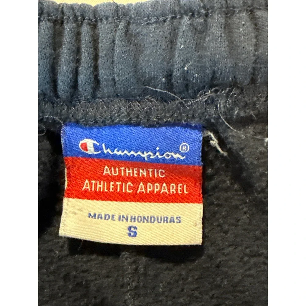 Champion Syracuse University Sweatpants Navy Blue Orange Graphic Mens Small